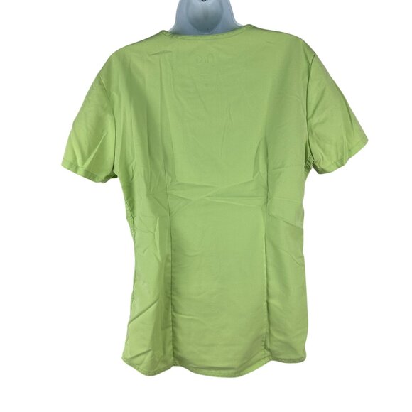 nRG By Barco Womens Green Wrap Scrub Top With Pockets Size M - Picture 4 of 6